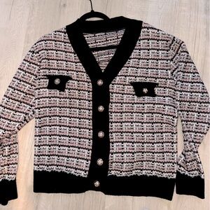 beautiful wool preppy plaid sweater